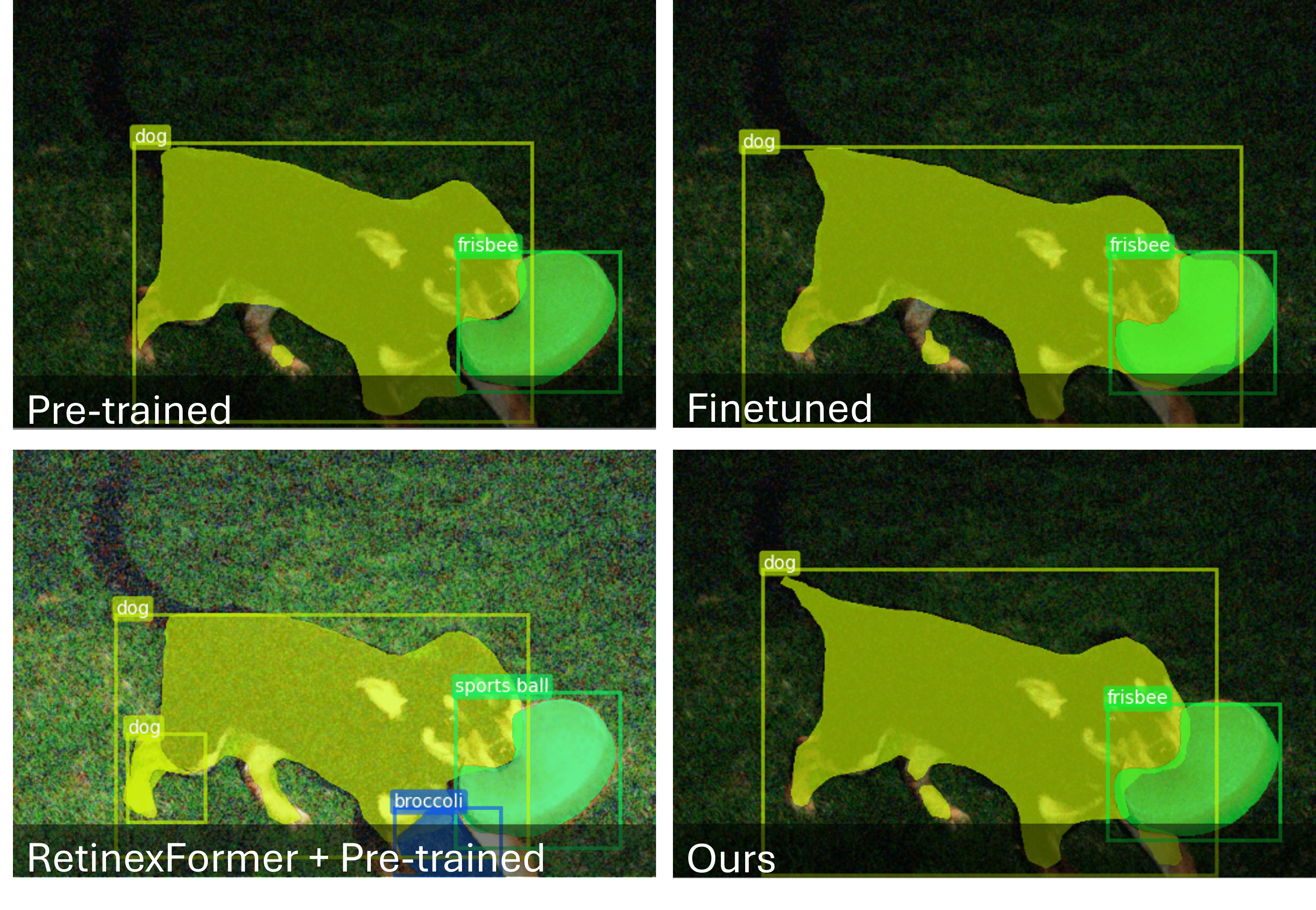 Multi-Scale Denoising in the Feature Space for Low-Light Instance Segmentation
